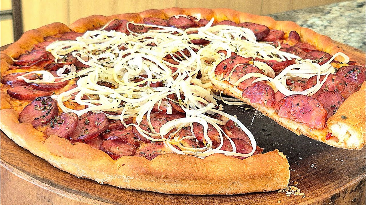 FAÇA PIZZA EM CASA muito MAIS RECHEADA gastando menos