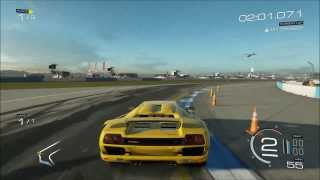 Forza 5 1997 Lamborghini Diablo SV on Sebring Gameplay