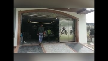 Sliding turning gate automation at sachin done by krishna home automation +919016042525