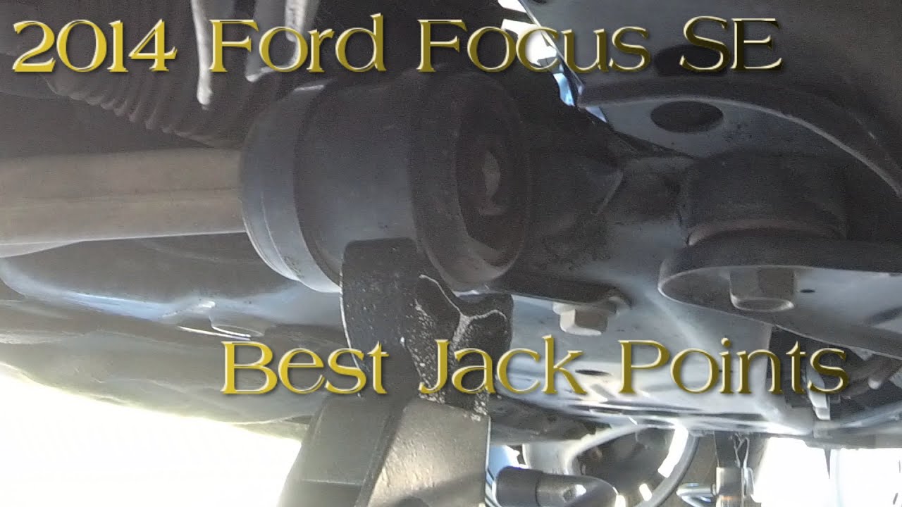 2012 Ford Focus Jack Points