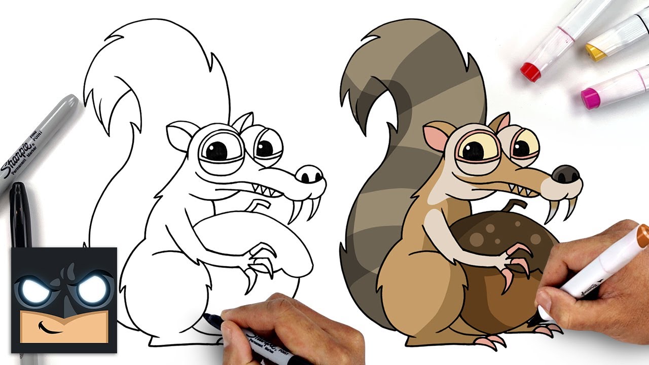 Eddie Opossum Coloring Pages - Ice Age Coloring Pages - Coloring Pages For  Kids And Adults