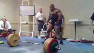 Johnnie Jackson second attempt 821 lbs deadlift