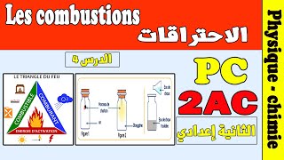 les combustions 2eme année college physique |دروس الفيزياء للسنة الثانية اعدادي