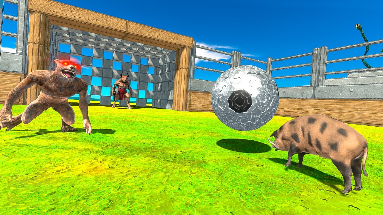 ФУТБОЛ | МЛЕКОПИТАЮЩИЕ против ФАНТАЗИИ ИГРАТЬ В ФУТБОЛ АРБИТРАЖНЫЙ СИМУЛЯТОР Animal Revolt Battle...