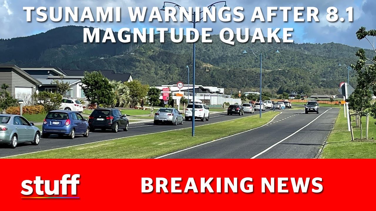 Tsunami warning for coastal areas of North Island of New Zealand after 8.1m earthquake | Stuff.co.nz