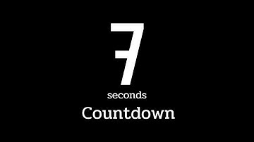 7 seconds timer / countdown timer