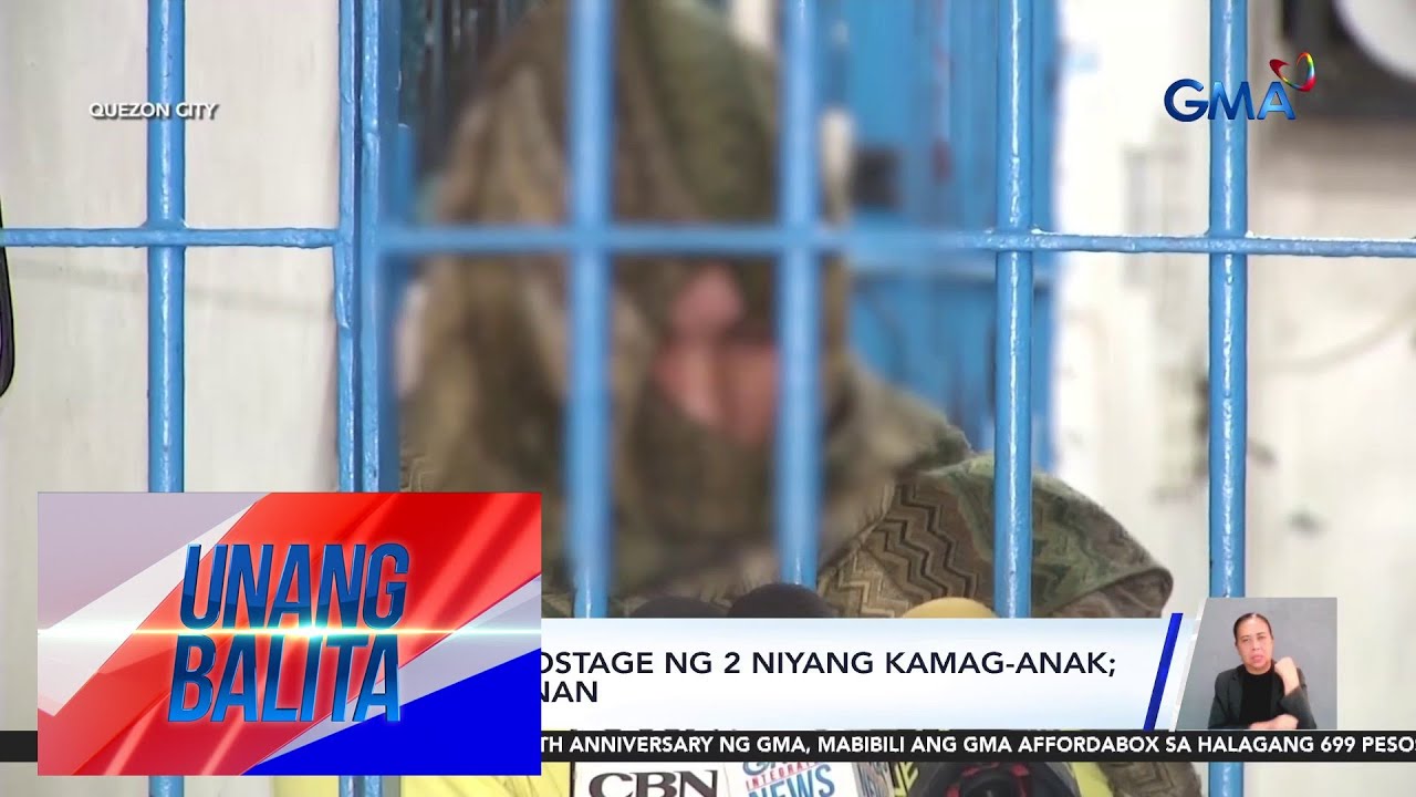 Lalaki, nang-hostage ng 2 niyang kamag-anak; sumuko kalaunan | Unang Balita