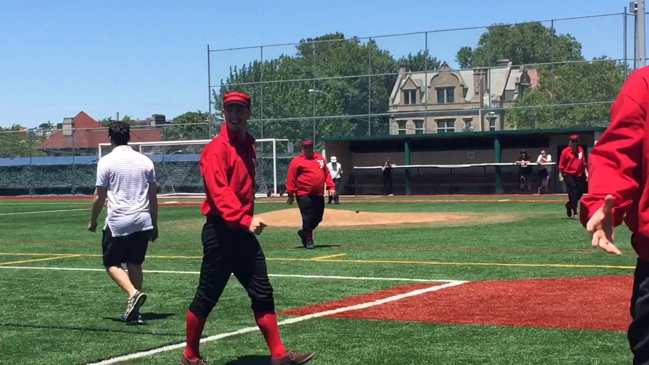 Hoboken team celebrates 171st anniversary of baseball YouTube