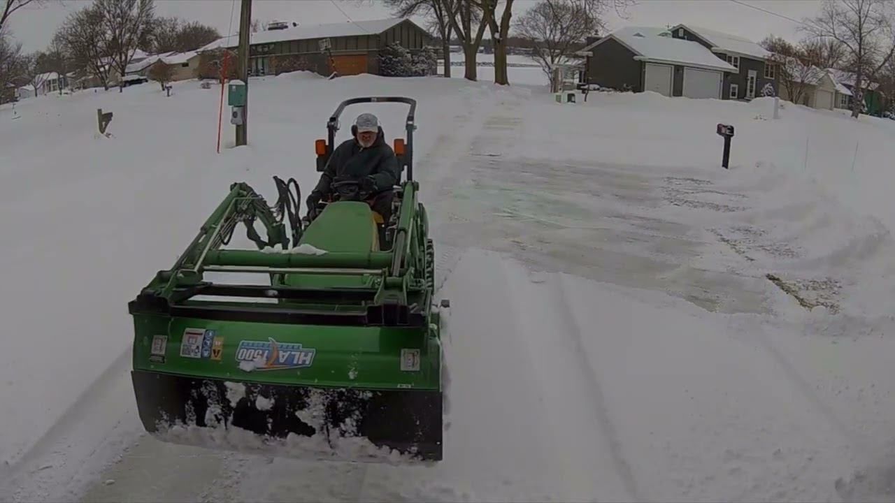 1st Time HLA 1500 Snow Pusher