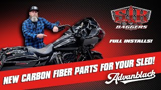 New Bagger Carbon Fiber Parts From Advanblack by SIK Baggers 9,439 views 3 months ago 12 minutes, 18 seconds