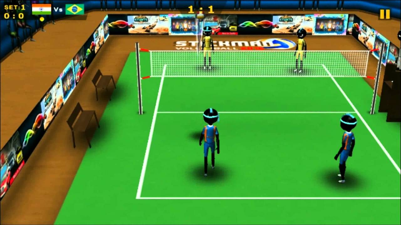 StickMan Volleyball 2016 Android Game Play Free Play YouTube