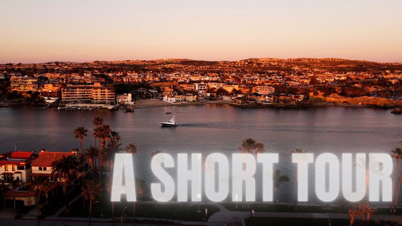 Relaxing Sunset at The Jetty in Newport Beach, CA (4K Aerial Views)