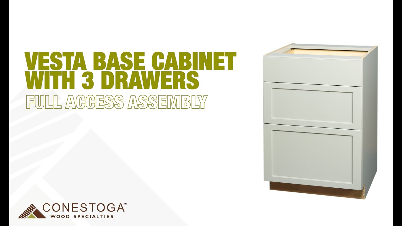 Base Cabinet 3 Drawer