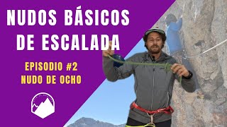 NUDO de OCHO SIMPLE Y DOBLE para escalada. Episodio #2. Nudos de escalada