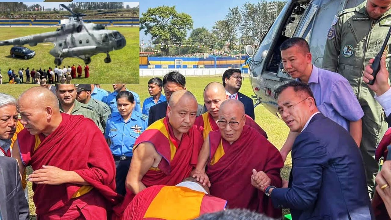 His Holiness The Dalai lama arrived at Tashi Lhunpo Monastery in Bylakuppe || Tibetan YouTuber