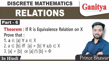 Equivalence Class Theorem - Prove that any two Equivalence Classes are either Identical or Disjoint
