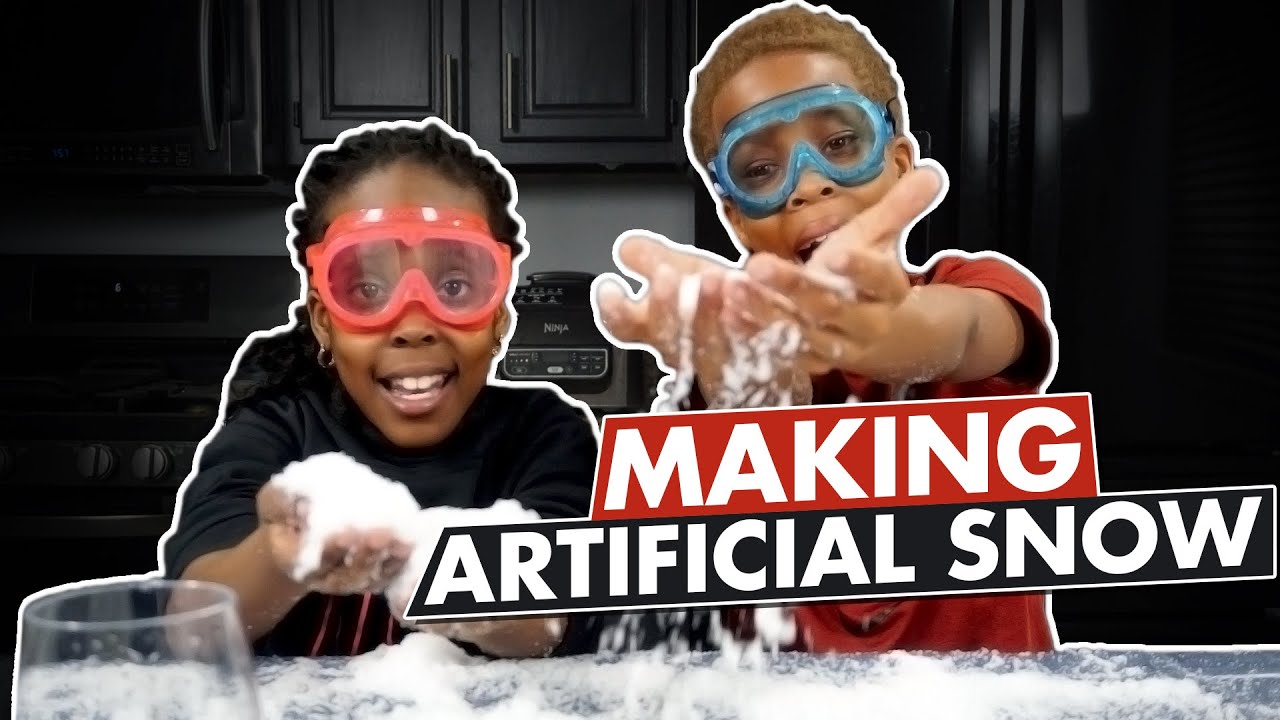 How to make artificial snow science - YouTube