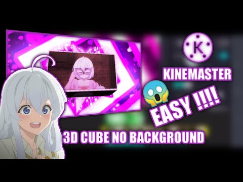 Tutorial 3D Cube no background Ez || Kinemaster