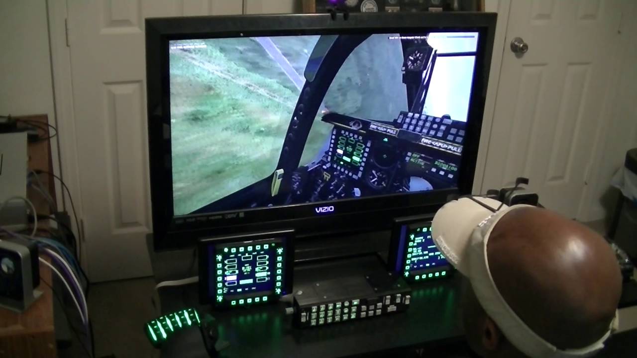 DCS A-10 Simulator Cockpit - YouTube