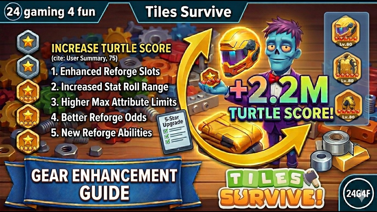Level Reforge Tiles Survive gear enhancement guide: star levels, reforge & duct tape ...