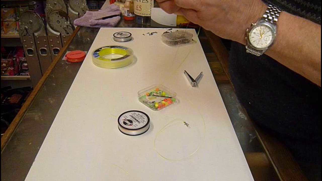 RIG MAKING SINGLE HOOK FLAPPER - YouTube