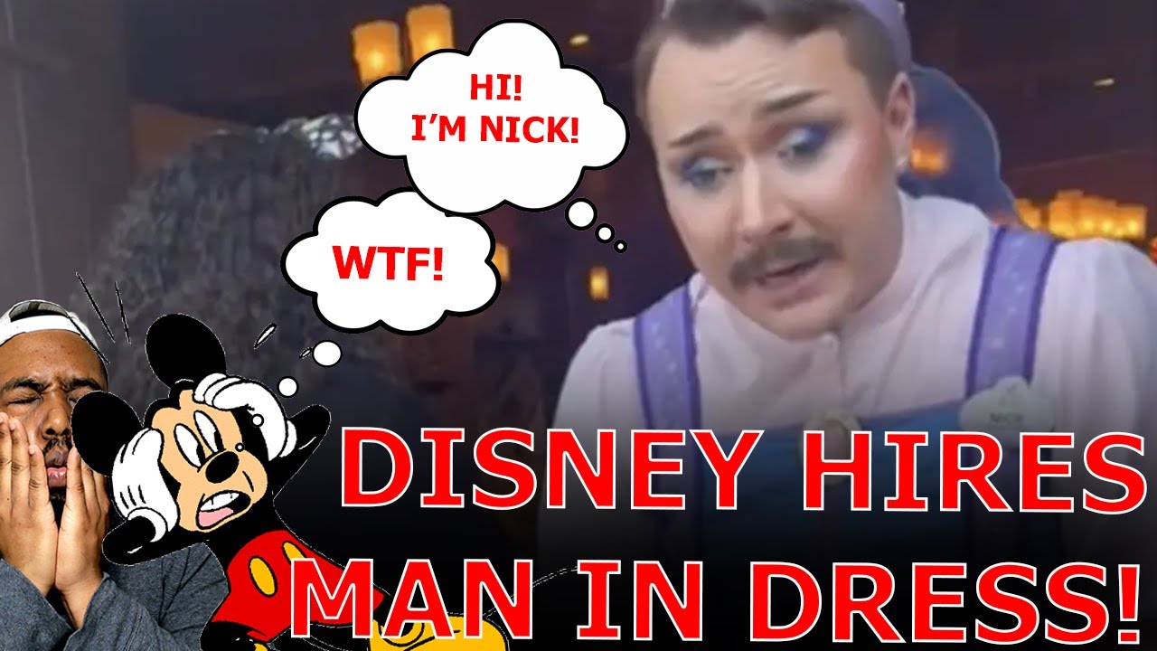 Disney DESTROYED For Hiring Man In Dress To Greet Girls As WOKE Activists PANIC Over Not Gay Ursula!