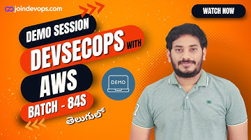 🔥 Full Demo Session: DevSecOps with AWS - Batch 84S | 2025 | Sivakumar Reddy M | JoinDevOps