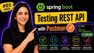 Spring Boot Tutorial #05 | Testing REST APIs with Postman | GET, POST, JSON & Status Codes