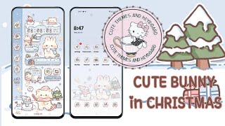 CUTE BUNNY in CHRISTMAS FOR OPPO AND REALME ANDROID 10 SEMI FULL FOR ANDROID 11&12 screenshot 3