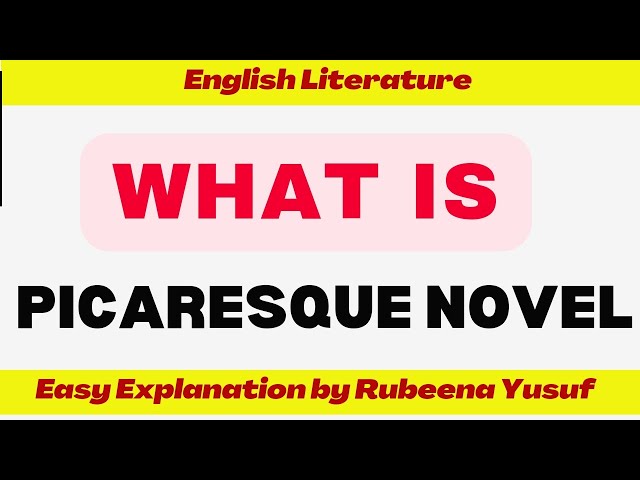 Picaresque Novel | Easiest Explaination😍