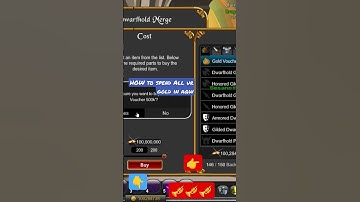 Thumbnail of AQW how to spend all ur gold if u're rich 🤑 #adventurequestworlds #aqw  #moneyingame #mmorpg