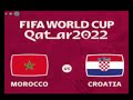 مباراة المغرب ضد كرواتيا فى كأس العالم 2022 