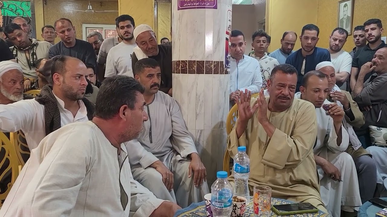 مجلس عرفي لإنهاء الخلافات بين عائلتي الألفي وعائلة الروبي بمنزل الحاج احمد مشاعيل