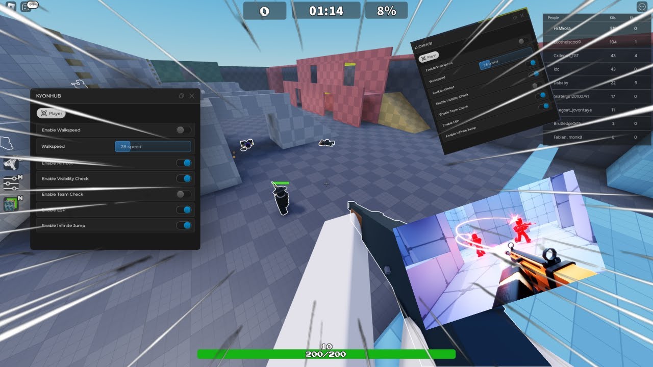|NEW FREE| BEST RIVALS AND FFA BATTLE GROUND SCRIPT|KYONHUB|ROBLOX ...