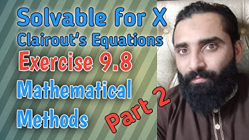 Differential Equations solvable for X and Clairaut