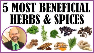 The 5 Most Beneficial Herbs & Spices!