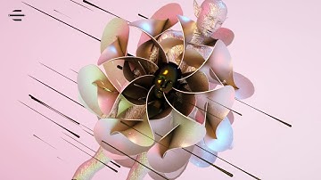 Speed Art | 3D Project "Blossom" Workflow | Deformer | Cinema4D #Octane #Daz3D