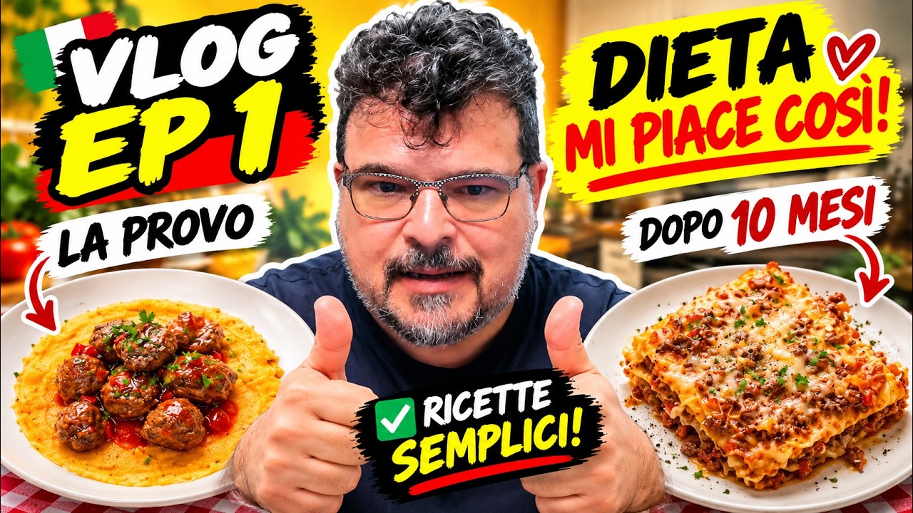 Copertina: VLOG EP 1 Dieta: Mi piace così la provo 10 mesi
