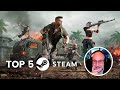 Reacción a los trailes de los 5 videojuegos más vendidos de Steam