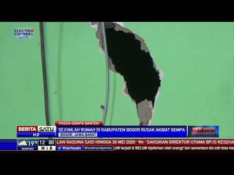 Sejumlah Rumah di Kabupaten Bogor Rusak Akibat Gempa