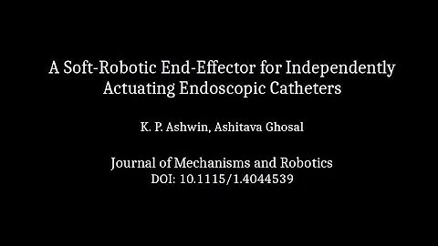 A soft robotics end-effector for independently actuating endoscopic catheters