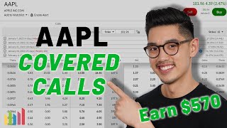How to Sell Covered Calls For Beginners Part 1 (With AAPL Example)
