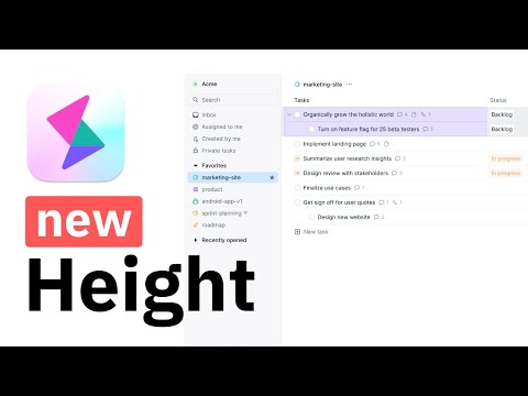 Height: Task Project Management App - Early Review