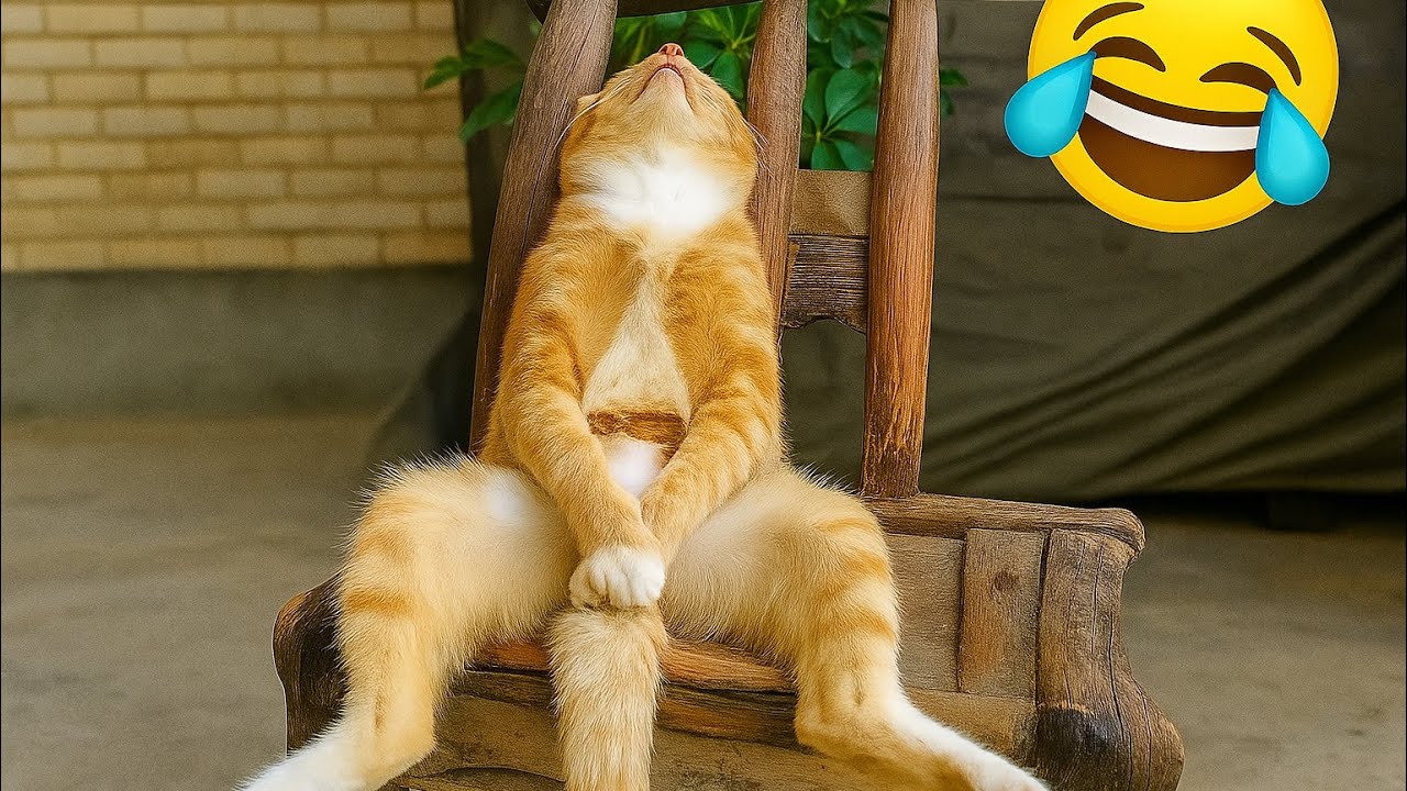 🤣 Самая смешная подборка собак и кошек 2025 года 😂 Попробуй не засмеяться!