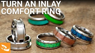 Turning an Artisan Inlay Comfort Ring Core