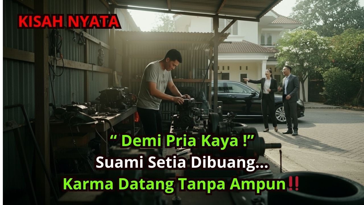 Suami Setia Tersiksa, Istri Pilih Pria Kaya… 10 Tahun Berlalu, Karma Membalas‼️