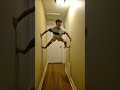 me xliming up the walls