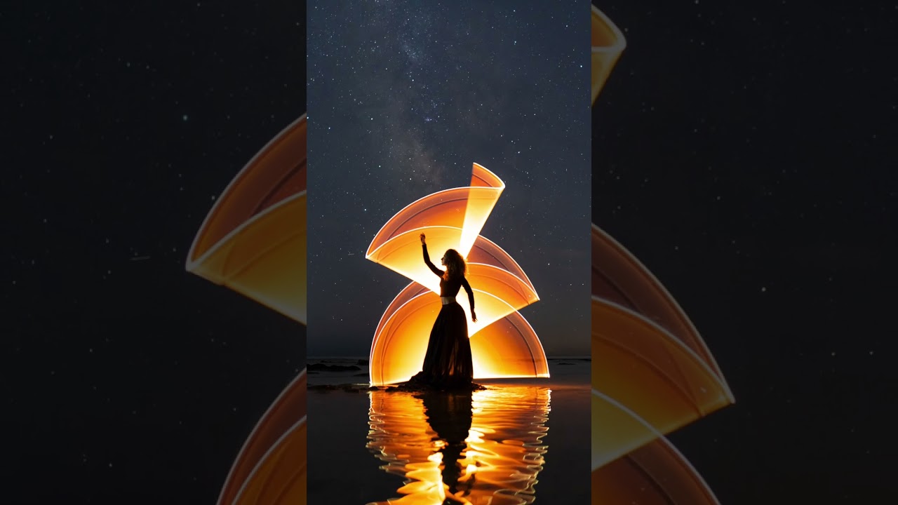 Balancing long exposure: light-painting and the Milky Way @Sublument