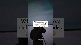 Aurora Explosion #shorts #aurora #auroraboreal