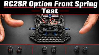 Team Associated RC28R Front Spring Test: Soft vs Medium vs Firm With Lap Data - Audio Remastered screenshot 4